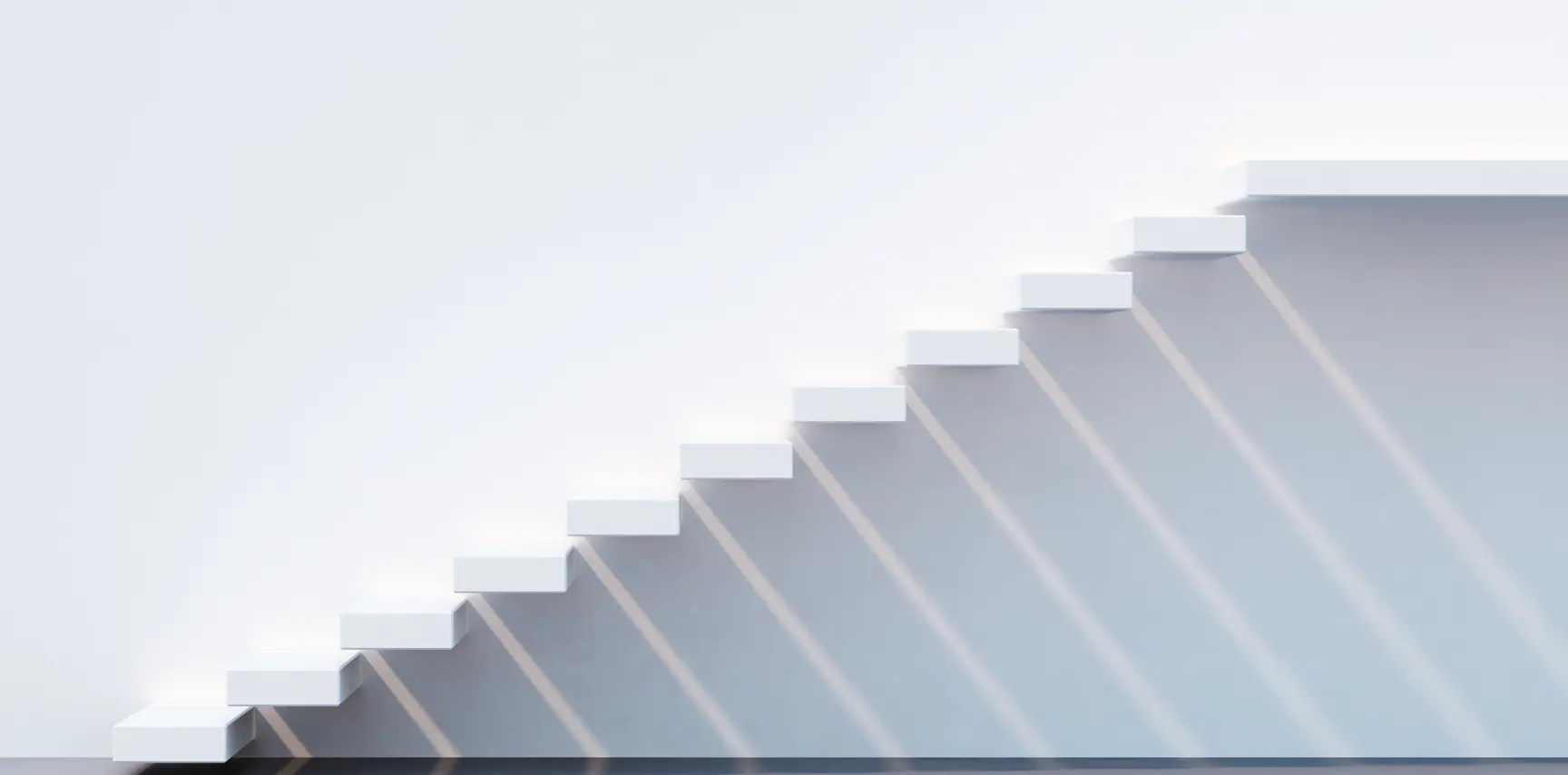 stairs with a shadow
