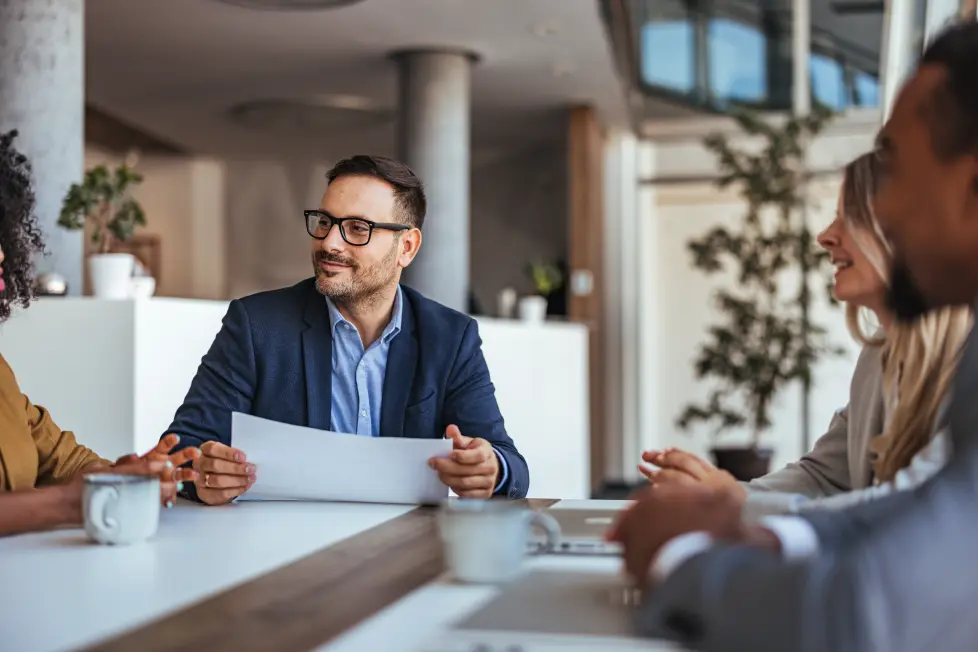 People in a meeting room